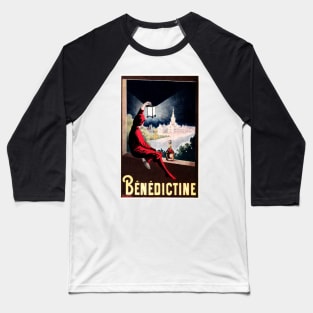 BENEDICTINE 1908 by Leonetto Cappiello French Herbal Liqueur Lithograph Art Baseball T-Shirt